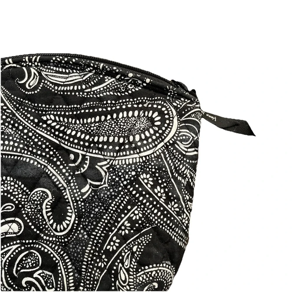 Vera Bradley Grand Travel Cosmetic Makeup Bag Lighten Up Stellar Paisley
